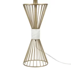 27" Gold Metal Wire With Marble Table Lamp - Nourison -Home Series Shop GUEST d470f048 6cdb 4afa b918 aa7aca527d75