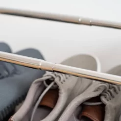 IRIS 2 Tier Slim Extendable And Stackable Metal Shoe Rack Black -Home Series Shop GUEST d62aa0d8 fdc2 4e66 bd64 6862a15954b3