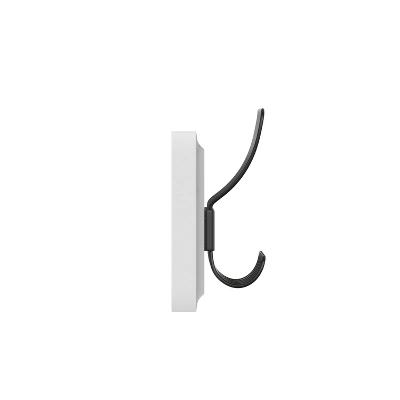 Flash Furniture Daly Wall Mounted 24 Inch Solid White Solid Pine Wood Storage Rack With 5 Hooks For Entryway, Kitchen, Bathroom 9 Flash Furniture Daly Wall Mounted 24 Inch Solid White Solid Pine Wood Storage Rack With 5 Hooks For Entryway, Kitchen, Bathroom - Image 9