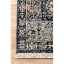 NuLOOM Vintage Melani Medallion Fringe Area Rug -Home Series Shop GUEST d83eaa40 0a91 48ad aa2c db0ebdbcae08