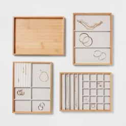 9" X 12" Stackable Bamboo Accessory Tray - Brightroom™ -Home Series Shop GUEST da2b8ef9 62c5 4c85 92cb 2443da6dbc8b