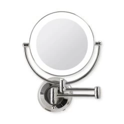 11" Round LED Wall Mount Powered By Battery Or Adaptor Makeup Mirror - Zadro -Home Series Shop GUEST dd3817d6 ac0b 4f34 be8b c87399a86e68