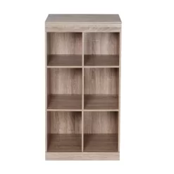 Honey-Can-Do 6 Compartment Divided Cube Cabinet Oak -Home Series Shop GUEST deba372b bbb8 4dd6 9d6e 5281de70f087