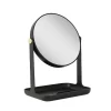 10.5" Round Back To School Makeup Mirror With Accessory Tray And Phone Holder - Zadro