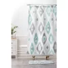 Quiet Ikat Shower Curtain Gray - Deny Designs