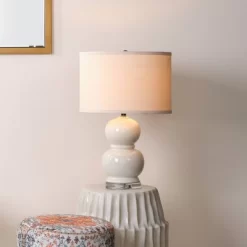 Bubble Ceramic Table Lamp With Drum Shade Cream - Splendor Home 6 Bubble Ceramic Table Lamp With Drum Shade Cream - Splendor Home -Home Series Shop GUEST e168380c eee8 4200 bf2d 53d1bd960742