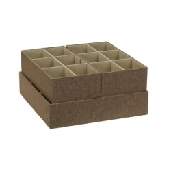 Household Essentials 3pc Drawer Organizer Set Latte Linen -Home Series Shop GUEST e19266bc c224 4262 8d70 1ef04769c715