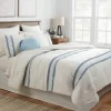 12pc Embroidered Fringe Stripe With Tassels Comforter & Sheet Bedding Set - Threshold™