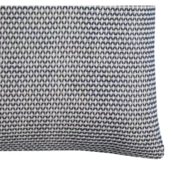 22"x22" Oversized Geometric Square Throw Pillow Cover Ivory/Indigo - Rizzy Home