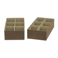 Household Essentials 3pc Drawer Organizer Set Latte Linen -Home Series Shop GUEST e37c2a46 5428 41b1 a196 3b7b5c6957c6
