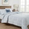 7pc Medallion Comforter Bedding Set With Sheets Blue - Threshold™
