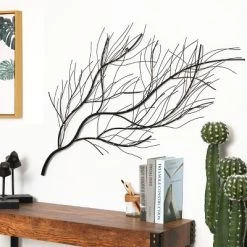 LuxenHome Black Metal Branch Wall Art Home Decor -Home Series Shop GUEST e484e92c 67a7 4ae5 820e 4053a376b7d9