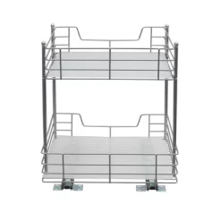 Household Essentials 15" 2-Tier Pantry Organizer Nickel -Home Series Shop GUEST e5cb3721 2320 4edd ad72 97473a6c2a46