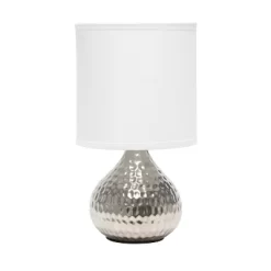 Hammered Drip Mini Table Lamp With Fabric Shade - Simple Designs -Home Series Shop GUEST e6dbec2d eb6c 4d82 a856 5974403d540c