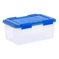 IRIS WeatherPro Plastic Storage Bin With Lid -Home Series Shop GUEST e7a00acc 7831 4eb5 a941 158213e847f7
