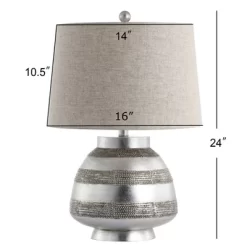 24" Ziggy Resin Table Lamp (Includes LED Light Bulb) Silver - JONATHAN Y -Home Series Shop GUEST e8deae68 f3dc 46b7 88ef b8dc25966ea4
