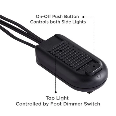 Franklin Iron Works Rustic Farmhouse Mission Torchiere Floor Lamp 71 1/2" Tall Roman Bronze 3-Light Frosted Champagne Amber Glass For Living Room 5 Franklin Iron Works Rustic Farmhouse Mission Torchiere Floor Lamp 71 1/2" Tall Roman Bronze 3-Light Frosted Champagne Amber Glass For Living Room - Image 5