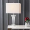 26.5" Crystal Ophelia Table Lamp (Includes LED Light Bulb) Clear - JONATHAN Y