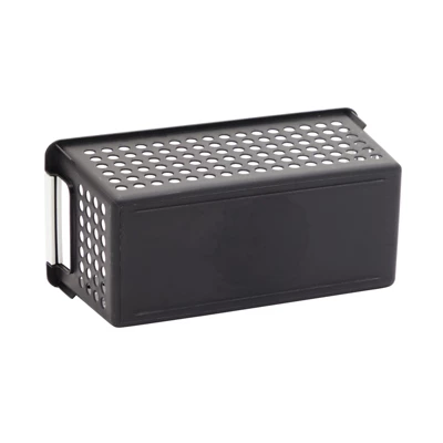 Farmlyn Creek 4 Pack Small Plastic Storage Baskets Bins With Handles For Bathroom, Laundry Room & Closet Organization, Black 6 Farmlyn Creek 4 Pack Small Plastic Storage Baskets Bins With Handles For Bathroom, Laundry Room & Closet Organization, Black - Image 6