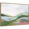 33" X 23" Highland Landscape I By Isabelle Z Framed Canvas Wall Art Print - Amanti Art
