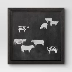 (Set Of 2) 12" X 12" Cow Collection II Framed Wall Canvases - Threshold™ -Home Series Shop GUEST eba1d89c 78cc 4c5b 8c67 3a03cc2b6c22