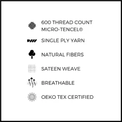 Luxe Soft & Smooth 100% Tencel Pillow Case Set -Home Series Shop GUEST ebd94d0e 9b46 4581 9979 2c4ed2c15340