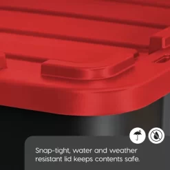 IRIS USA 27Gal/108qt Large Heavy-Duty Storage Plastic Bin Tote Container For Garage With Durable Lid -Home Series Shop GUEST ecf142e1 4688 4434 9f3d 082a03fd94e8