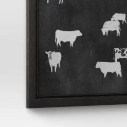 (Set Of 2) 12" X 12" Cow Collection II Framed Wall Canvases - Threshold™ -Home Series Shop GUEST ed6cea91 4424 4805 8aee 4c4271b75676