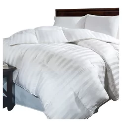 Siberian Damask Stripe Down All Seasons Comforter White - Blue Ridge Home Fashions -Home Series Shop GUEST efcff1bb 1bae 48d3 8cdf f6c0cf3e34d0