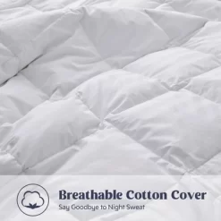 Peace Nest All-season 500 Thread Count Cotton White Goose Feather & Down Comforter Duvet Insert -Home Series Shop GUEST f03c4aa4 5af4 4fd3 998e e6fa30d4ff53