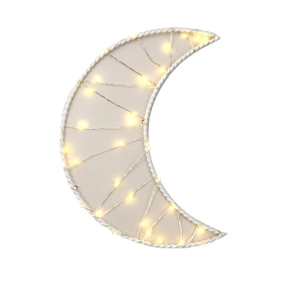Lambs & Ivy Signature Moon LED Light Up Wall Decor/Wall Hanging 1 Lambs & Ivy Signature Moon LED Light Up Wall Decor/Wall Hanging