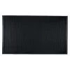 3'x5' Rectangle Solid Floor Mat Black - Guardian