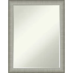 Elegant Brushed Narrow Petite Bevel Bathroom Wall Mirror -Home Series Shop GUEST f3b82782 67fa 4faf 99b7 520f1576b18c