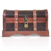 Brynnberg 12"x6.7"x6.3" Wooden Chest Vintage Storage Box - Lockable