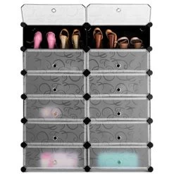 Costway 12 Cubic Portable Shoe Rack Shelf Cabinet Storage Closet Organizer Home Furni -Home Series Shop GUEST f49206de f3f6 4f94 92ca af13d0e904d4