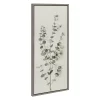 18" X 40" Sylvie Eucalyptus Botanical I By The Creative Bunch Studio Framed Wall Canvas Gray - Kate & Laurel All Things Decor