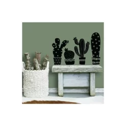 Geo Cactus Peel And Stick Wall Decal Black - RoomMates -Home Series Shop GUEST f614f88d ea80 482c ab22 49193ed443fb
