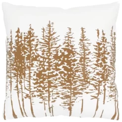 18"x18" Trees Square Throw Pillow Cover - Rizzy Home -Home Series Shop GUEST f6ad2625 c1f3 4efb 8370 8e0870870183