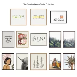 18" X 40" Sylvie Herd Of Highland Cows By The Creative Bunch Studio Framed Canvas Black/White - Kate & Laurel All Things Decor -Home Series Shop GUEST f6b1756a 1106 458c ac76 dafcec315f1e