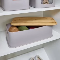 Large Handled Bin With Bamboo Lid Porpoise - IDESIGN -Home Series Shop GUEST f6db6c91 00f6 4c32 8de2 d58738bf0574