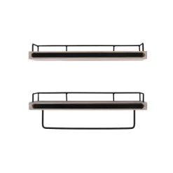 2pc Shelf Gray/Black - New View -Home Series Shop GUEST f7a96520 2d0b 4ca3 8f60 decb74ebad64