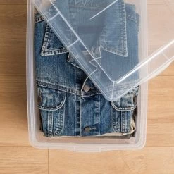 IRIS USA 12 Pack 17 Quart Plastic Storage Bin Tote Organizing Container, Clear -Home Series Shop GUEST f7e00c0d 7608 44e2 86bf 7f6c6cd31aa2