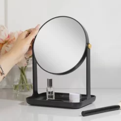 10.5" Round Back To School Makeup Mirror With Accessory Tray And Phone Holder - Zadro -Home Series Shop GUEST f824b026 402c 4897 bb93 6d5afa5bf5f6