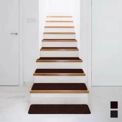 Costway 15 PCS Slip-resistant Stair Mats 30'' X 8'' Non-Slip Stair Treads Carpet -Home Series Shop GUEST f8523037 85be 4dfd bb74 f8acf4675c86