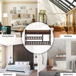 Costway 3-Tier Bamboo Shoe Bench Entryway Storage Rack Organizer Home Hallway BrownNature -Home Series Shop GUEST f9321424 2733 4dd3 865a 047e2fb9bdc3