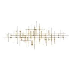 Metal Geometric Narrow Stripes Wall Decor Gold - CosmoLiving By Cosmopolitan -Home Series Shop GUEST f9c33546 319f 4188 ad43 90cb14ff5619