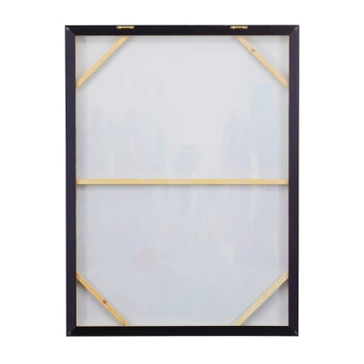 Canvas City Framed Wall Art With Silver Frame Multi Colored - Olivia & May 2 Canvas City Framed Wall Art With Silver Frame Multi Colored - Olivia & May - Image 2