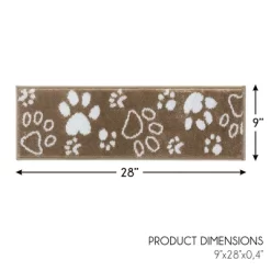 Sussexhome Paw Collection Non-Slip Carpet Stair Treads For Wooden Steps, 9" X 28" , Pack Of 4/7/10/13/15 -Home Series Shop GUEST fb73e8cb fc25 4f20 ae50 aedcfba5da9d
