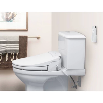 Swash DS725 Advanced Round Bidet Seat White - Brondell 1 Swash DS725 Advanced Round Bidet Seat White - Brondell