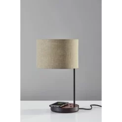 19.5" Oliver Charge Table Lamp Black - Adesso -Home Series Shop GUEST fd0ca723 076a 45e7 818a d77faac23fd1